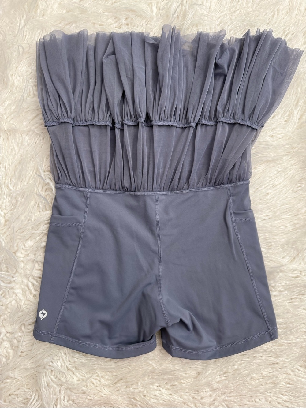 Popflex Blue Mist Pirouette Skort size XS - Picture 5 of 6